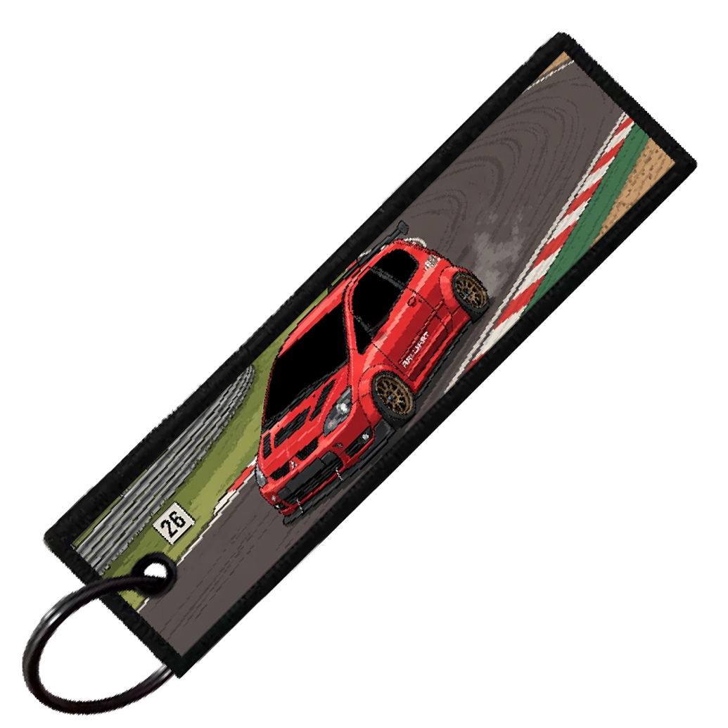 "LE MANS 8-BIT TRACK" CUSTOM KEY TAG
