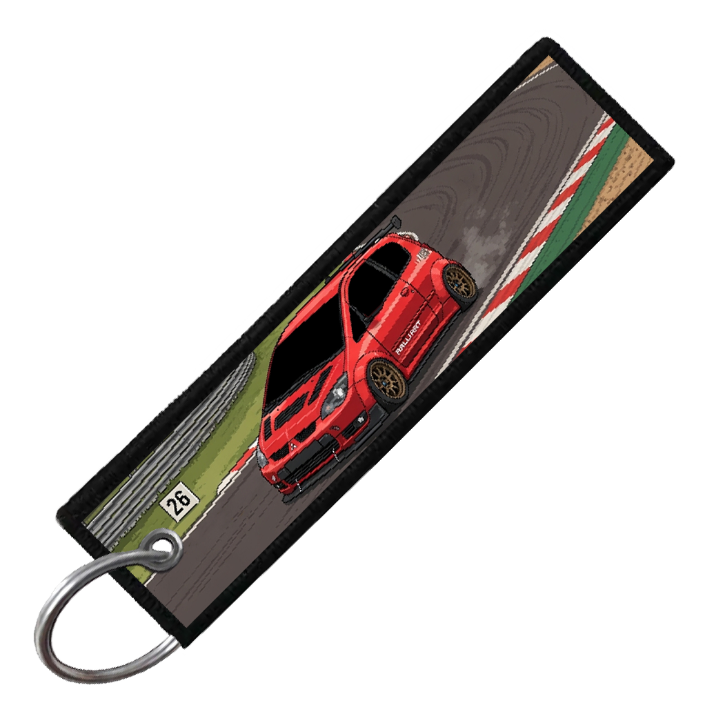 "LE MANS 8-BIT TRACK" CUSTOM KEY TAG