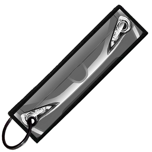 "GREY BRZ/86/FRS PORTRAIT" CUSTOM KEY TAG