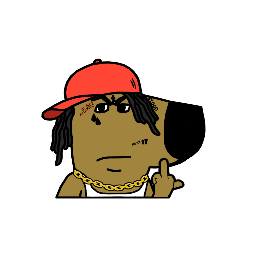 "LIL WAYNE" CHILL GUY WINDOW PEEKER