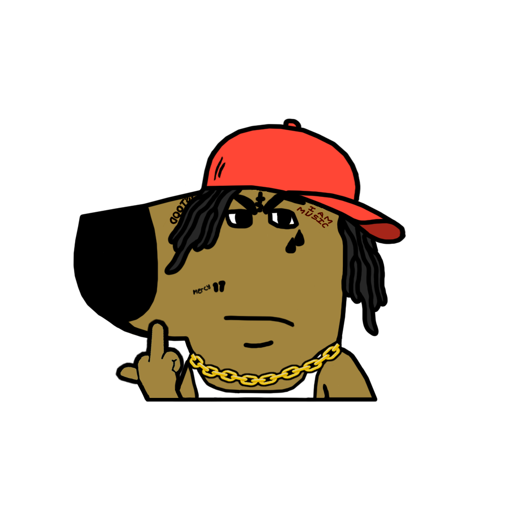 "LIL WAYNE" CHILL GUY WINDOW PEEKER