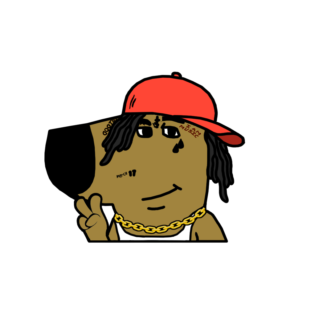 "LIL WAYNE" CHILL GUY WINDOW PEEKER