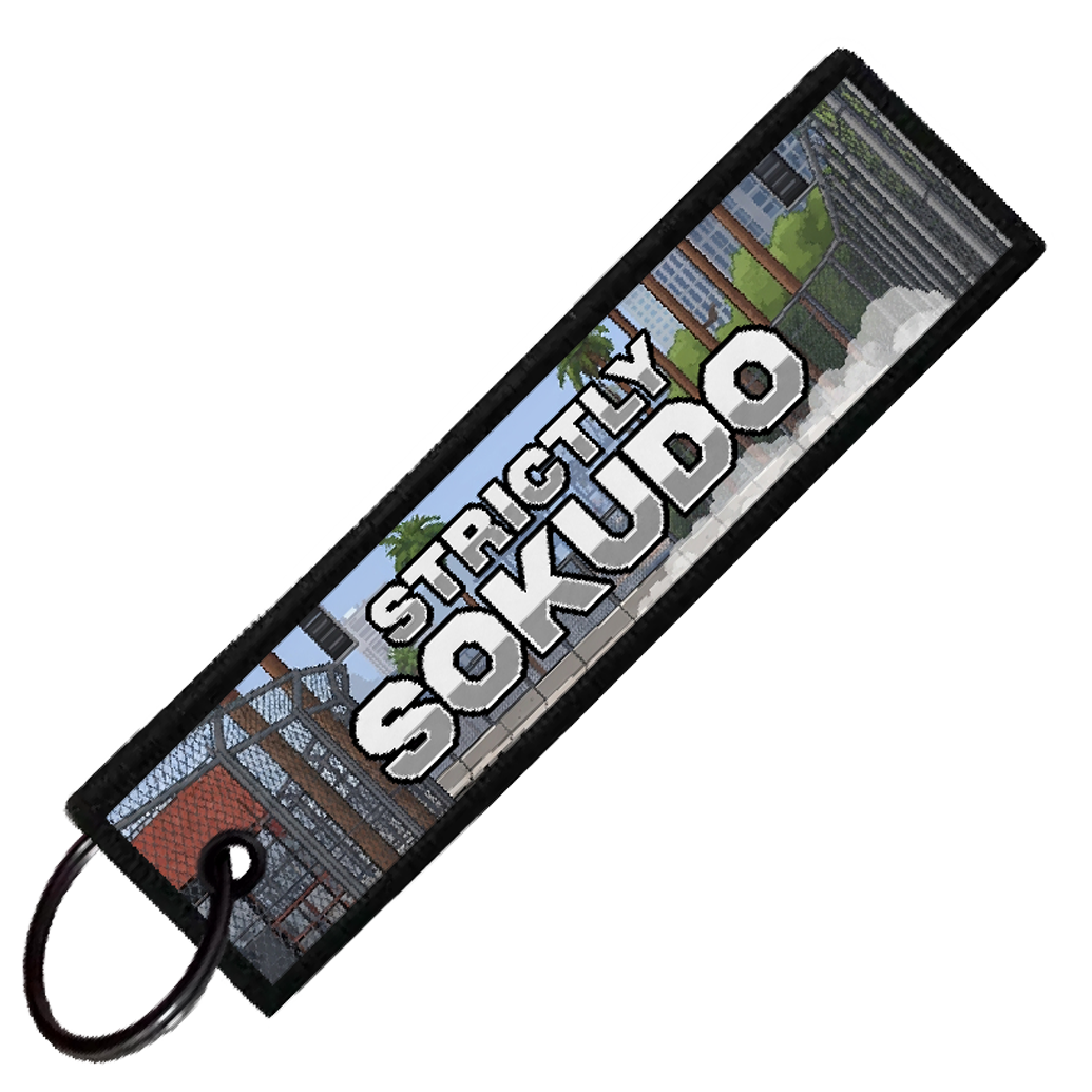 "LONG BEACH 8-BIT DRIFTERS" CUSTOM KEY TAG