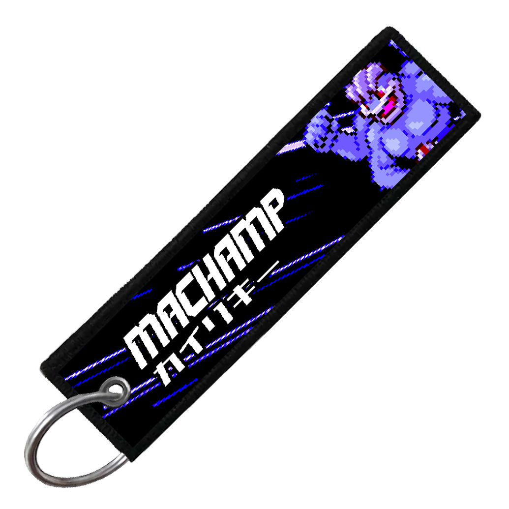 "JAPANESE MACHAMP" CUSTOM KEY TAG