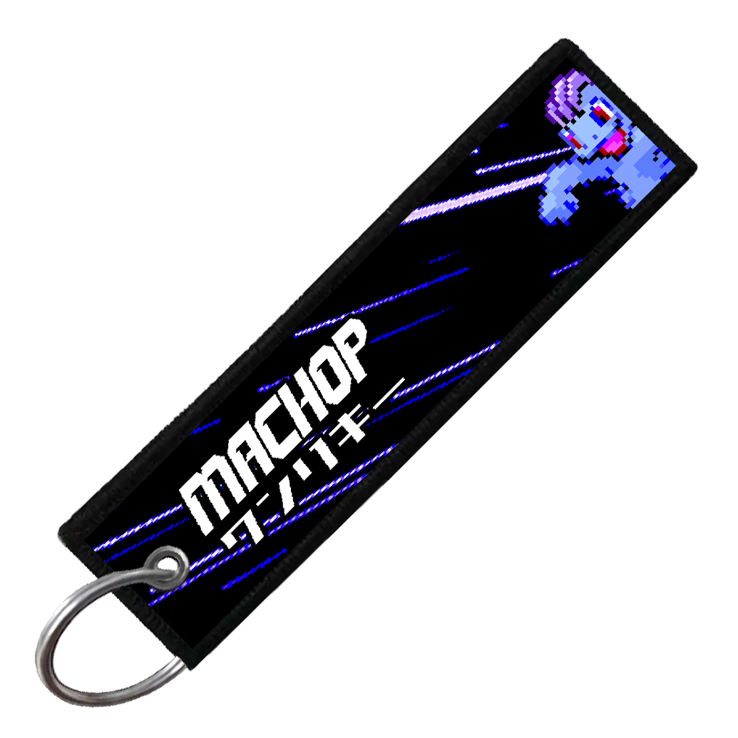 "JAPANESE MACHOP" CUSTOM KEY TAG