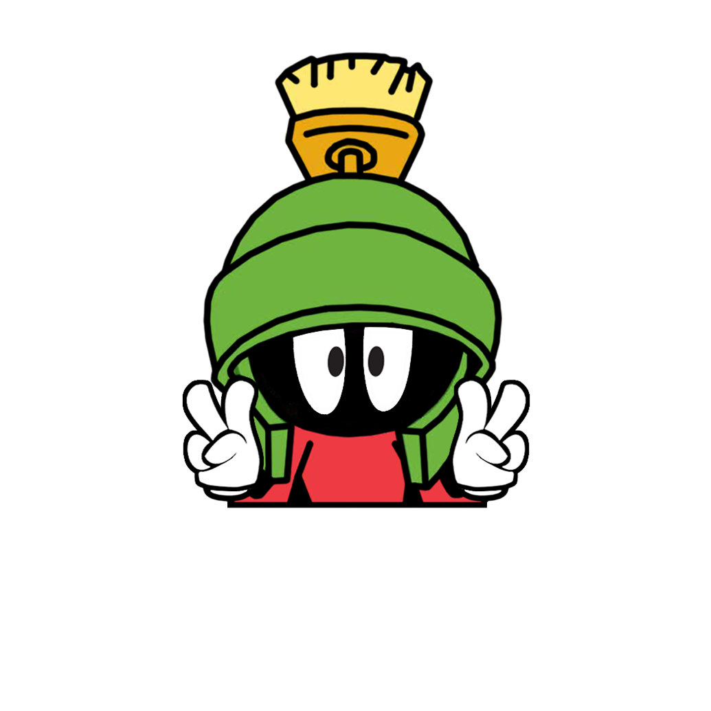 "MARVIN THE MARTIAN" LOONEY TUNES WINDOW PEEKER