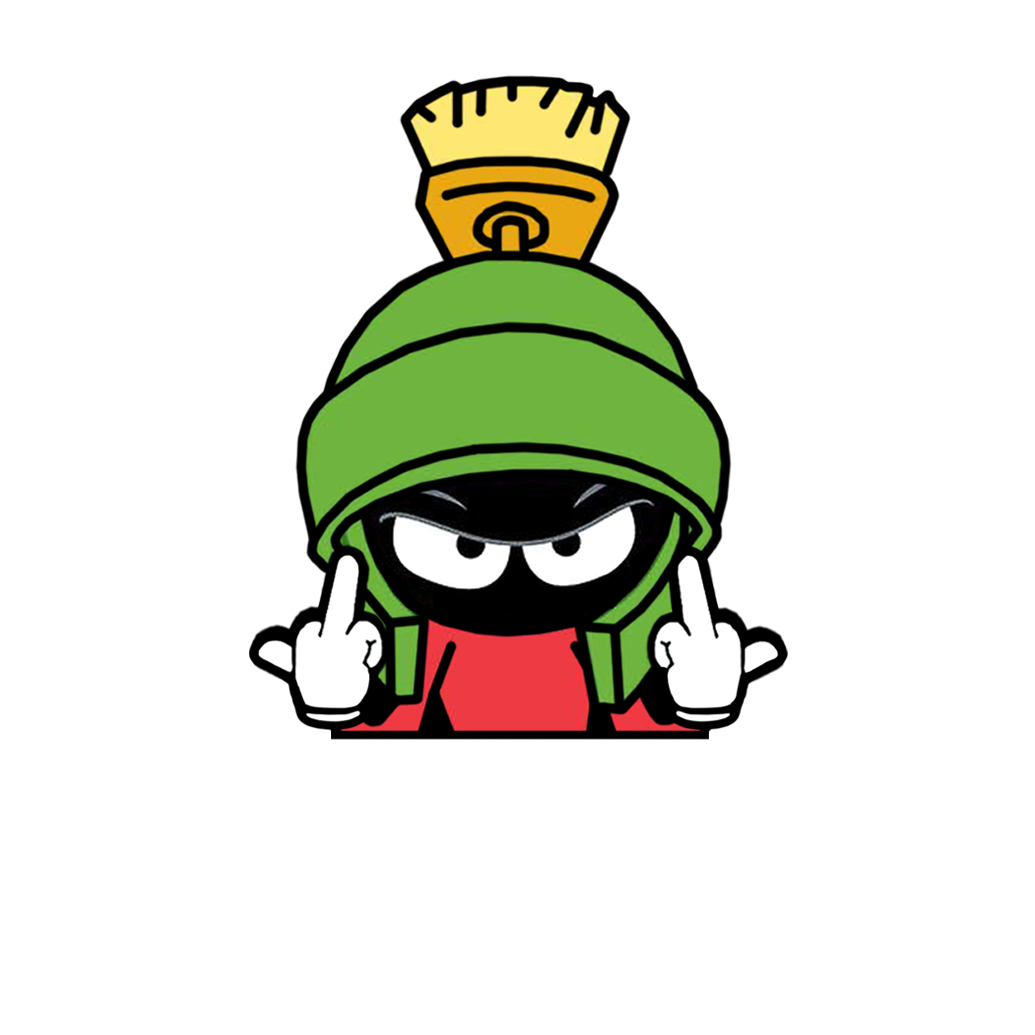 "MARVIN THE MARTIAN" LOONEY TUNES WINDOW PEEKER