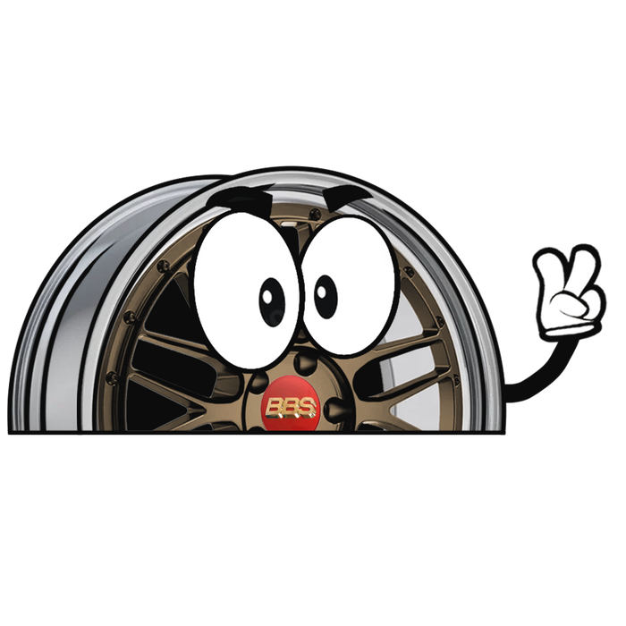"MATTE BRONZE LM" BBS WINDOW PEEKER