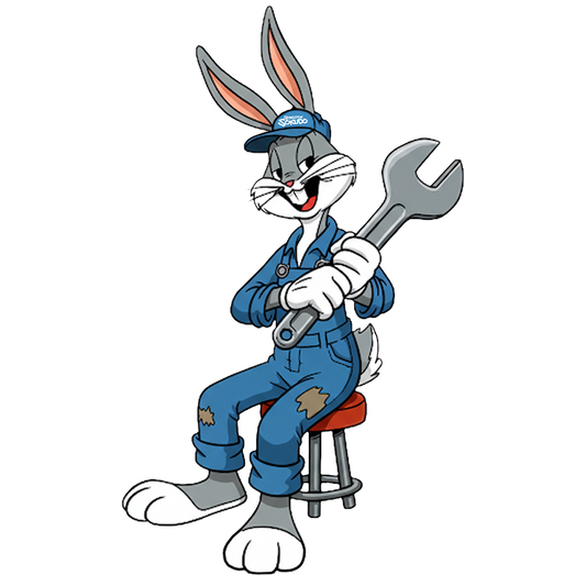 "MECHANIC BUGS" LOONEY TUNES DECAL