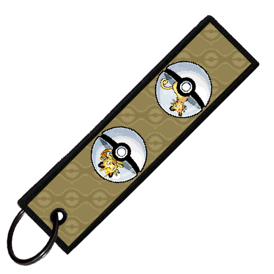 "MEOWTH POKEBALL EVO" CUSTOM KEY TAG