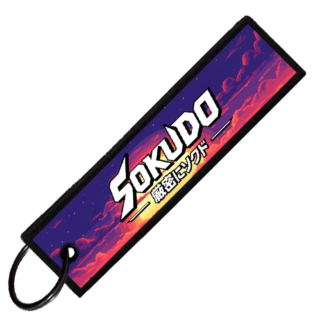 "MIATA SLAMMED SUNSET" CUSTOM KEY TAG