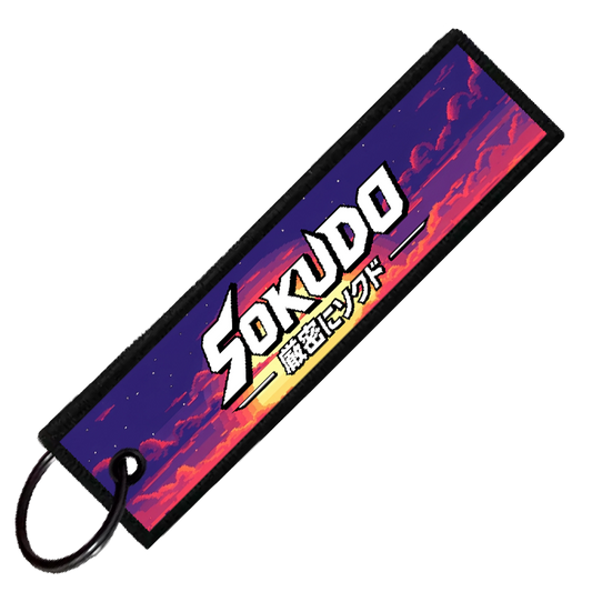 "MIATA SLAMMED SUNSET" CUSTOM KEY TAG