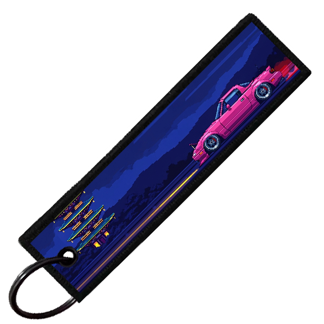 "MIATA NA PIXEL SIDE PROFILES" CUSTOM KEY TAG