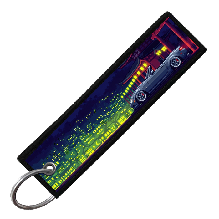 "MIATA NC PIXEL SIDE PROFILES" CUSTOM KEY TAG