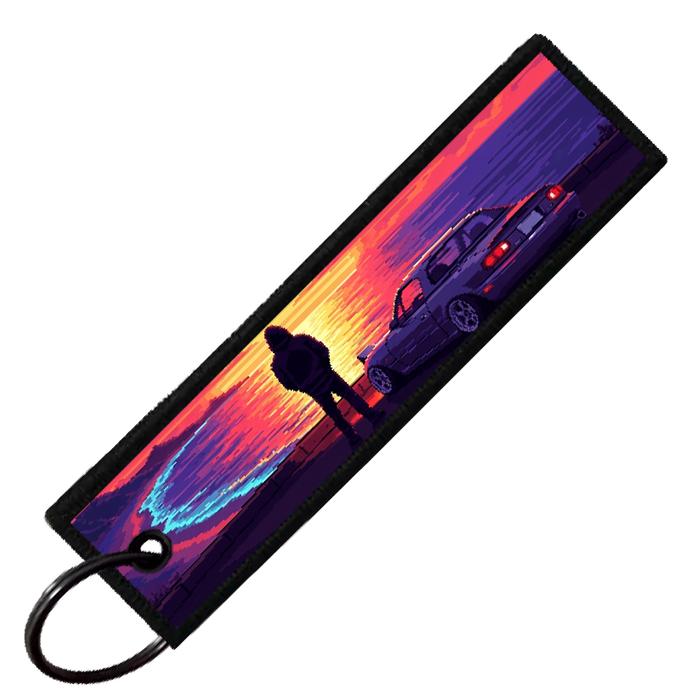 "MIATA SLAMMED SUNSET" CUSTOM KEY TAG