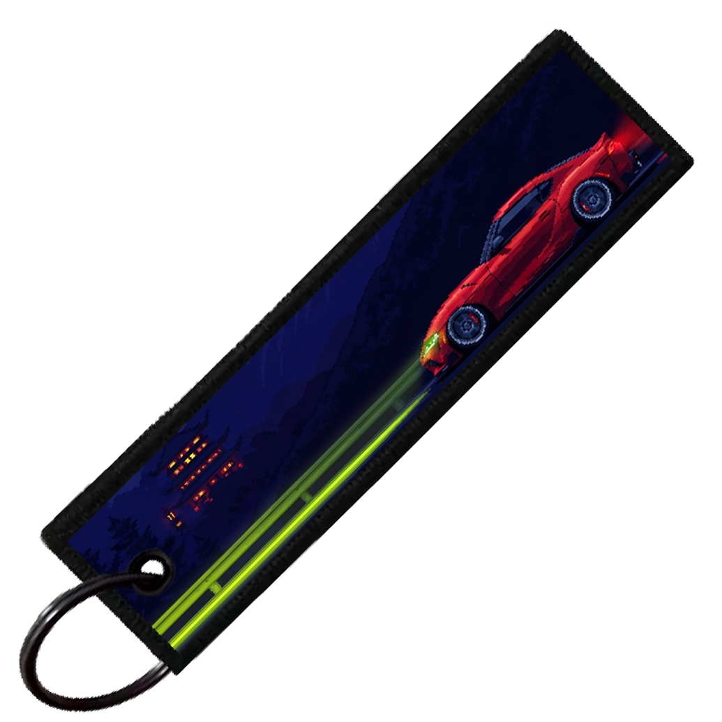 "MK5 SUPRA PIXEL SIDE PROFILES" CUSTOM KEY TAG