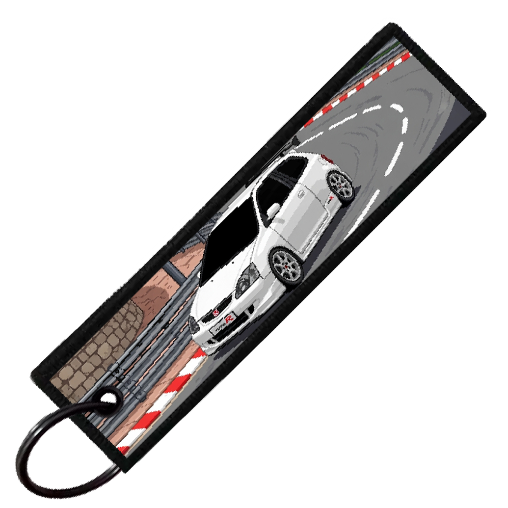 "MONACO GRAND PRIX 8-BIT TRACK" CUSTOM KEY TAG