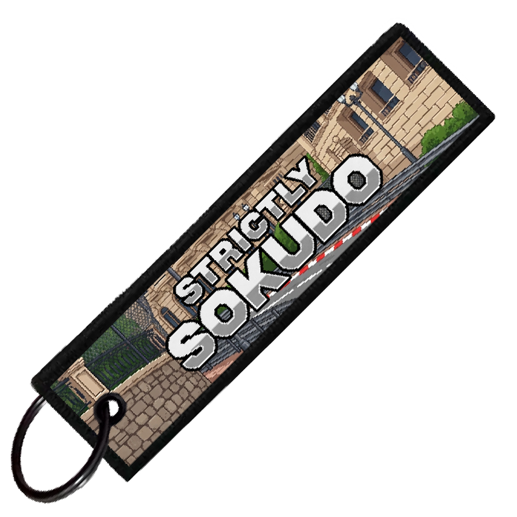 "MONACO GRAND PRIX 8-BIT TRACK" CUSTOM KEY TAG