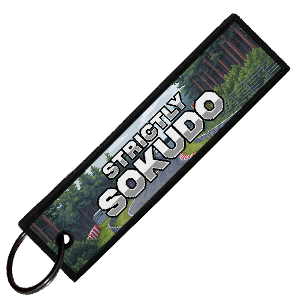 "NURBURGRING 8-BIT TRACK" CUSTOM KEY TAG