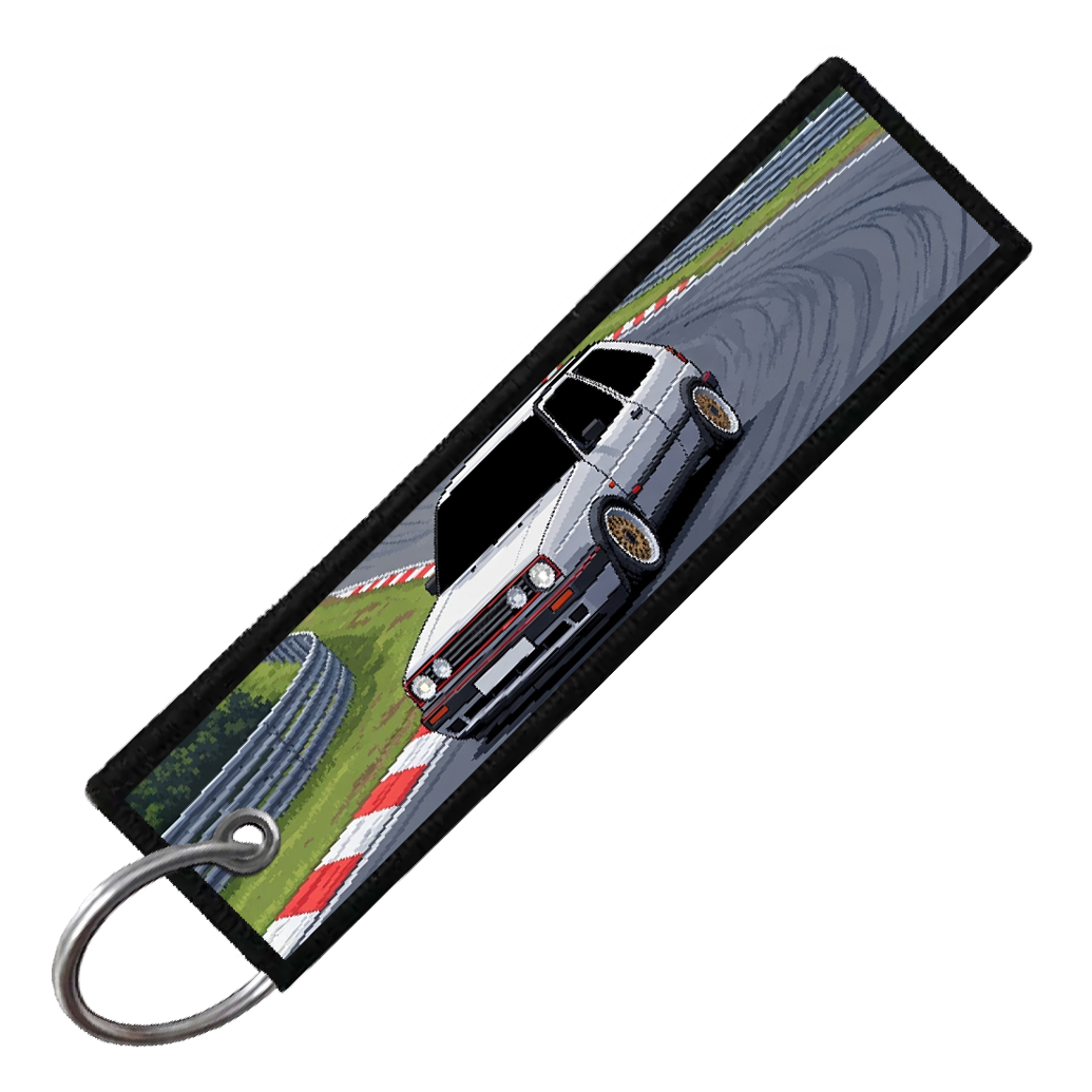 "NURBURGRING 8-BIT TRACK" CUSTOM KEY TAG