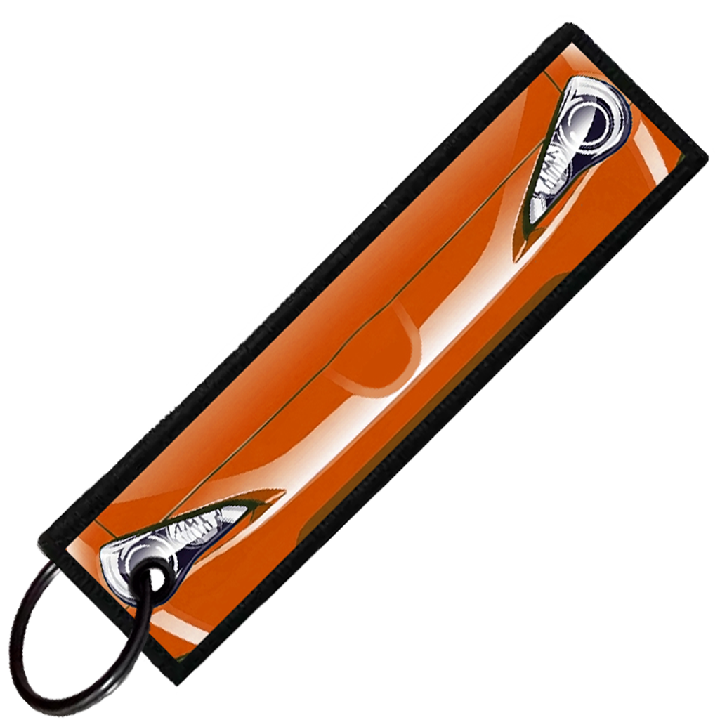 "ORANGE BRZ/86/FRS PORTRAIT" CUSTOM KEY TAG