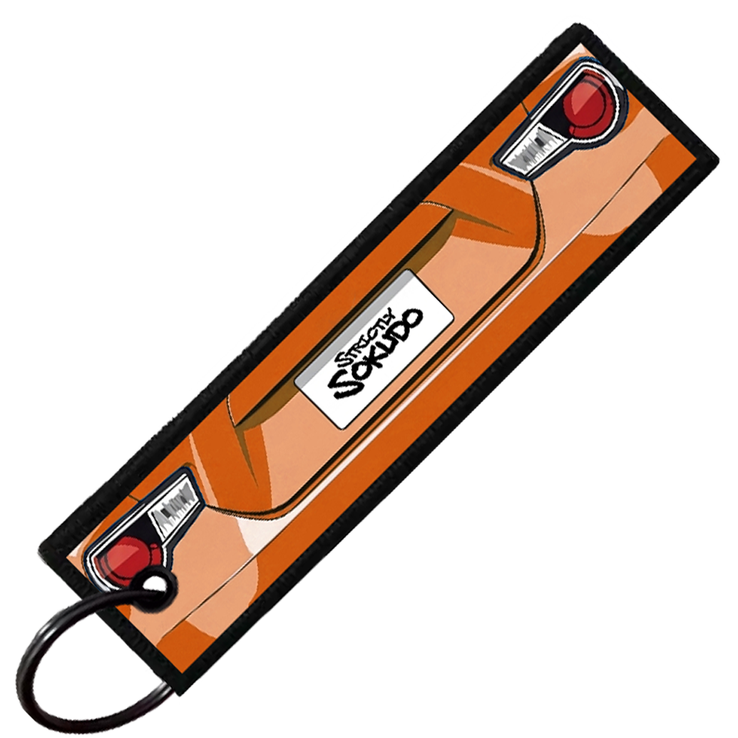 "ORANGE BRZ/86/FRS PORTRAIT" CUSTOM KEY TAG