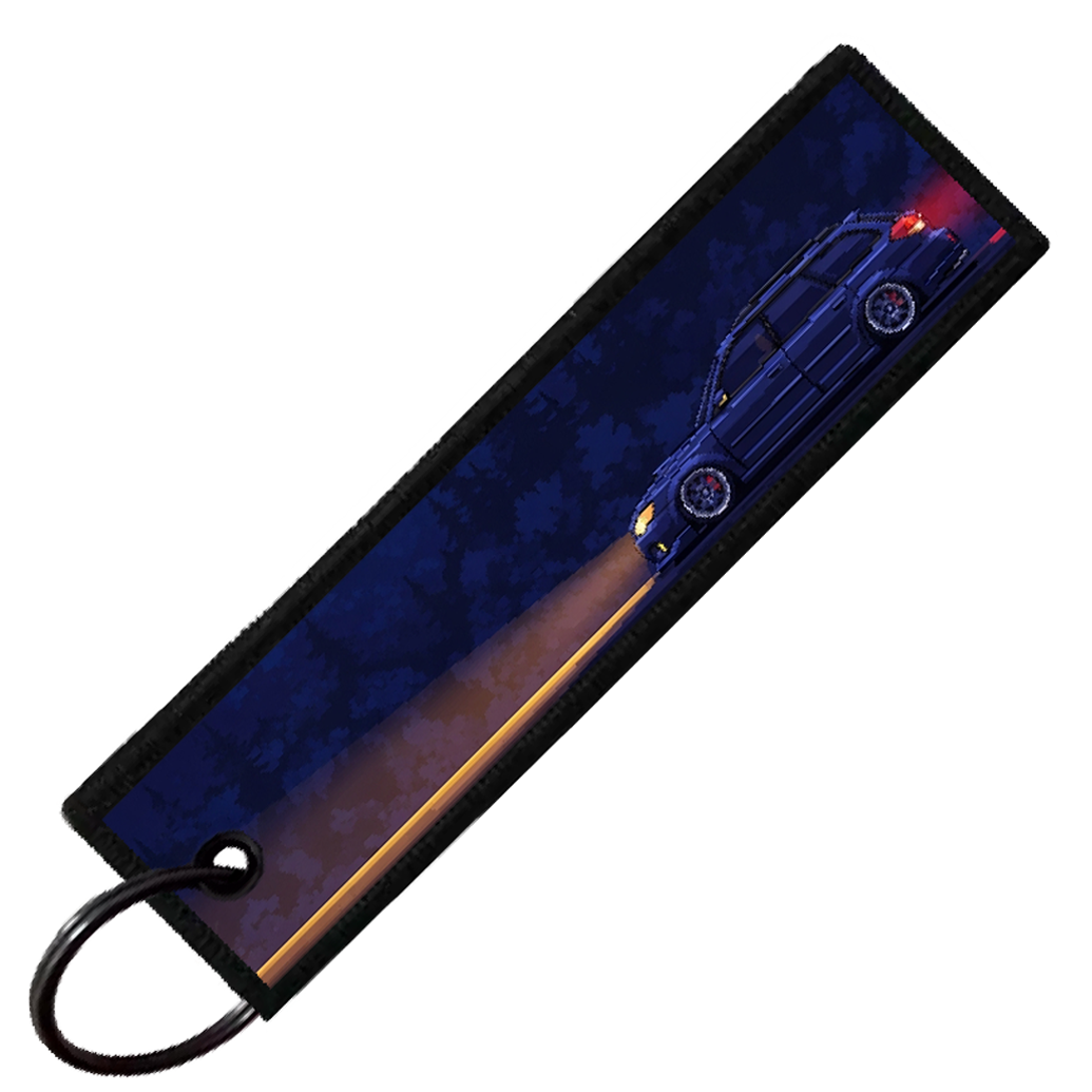 "OUTBACK PIXEL SIDE PROFILES" CUSTOM KEY TAG