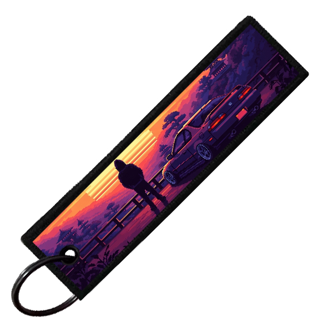 "PRELUDE SLAMMED SUNSET" CUSTOM KEY TAG