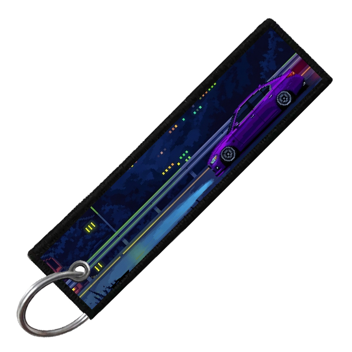 "Q50 PIXEL SIDE PROFILES" CUSTOM KEY TAG