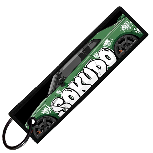 "GTR R35 GRAFFITI GARAGE" Custom Key Tag