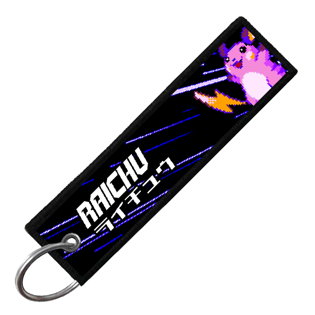 "JAPANESE RAICHU" CUSTOM KEY TAG