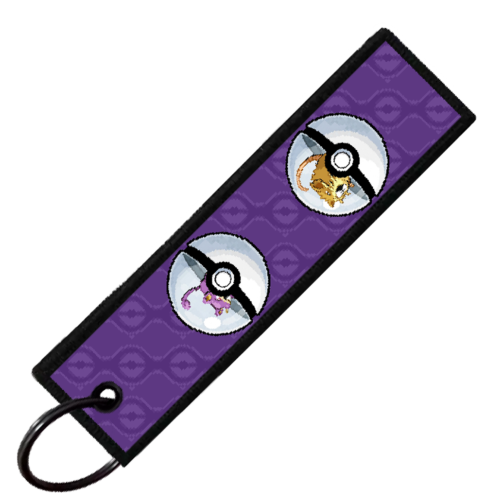 "RATTATA POKEBALL EVO" CUSTOM KEY TAG
