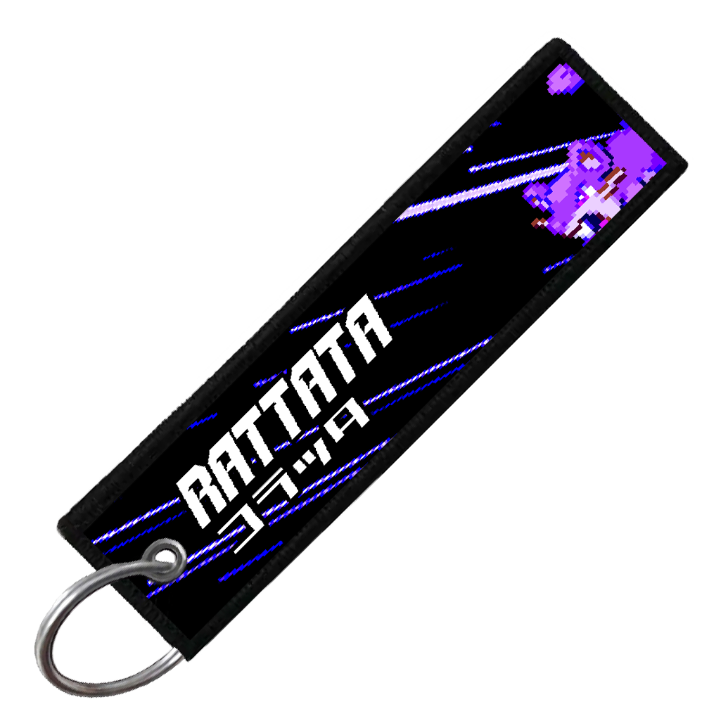 "JAPANESE RATTATA" CUSTOM KEY TAG