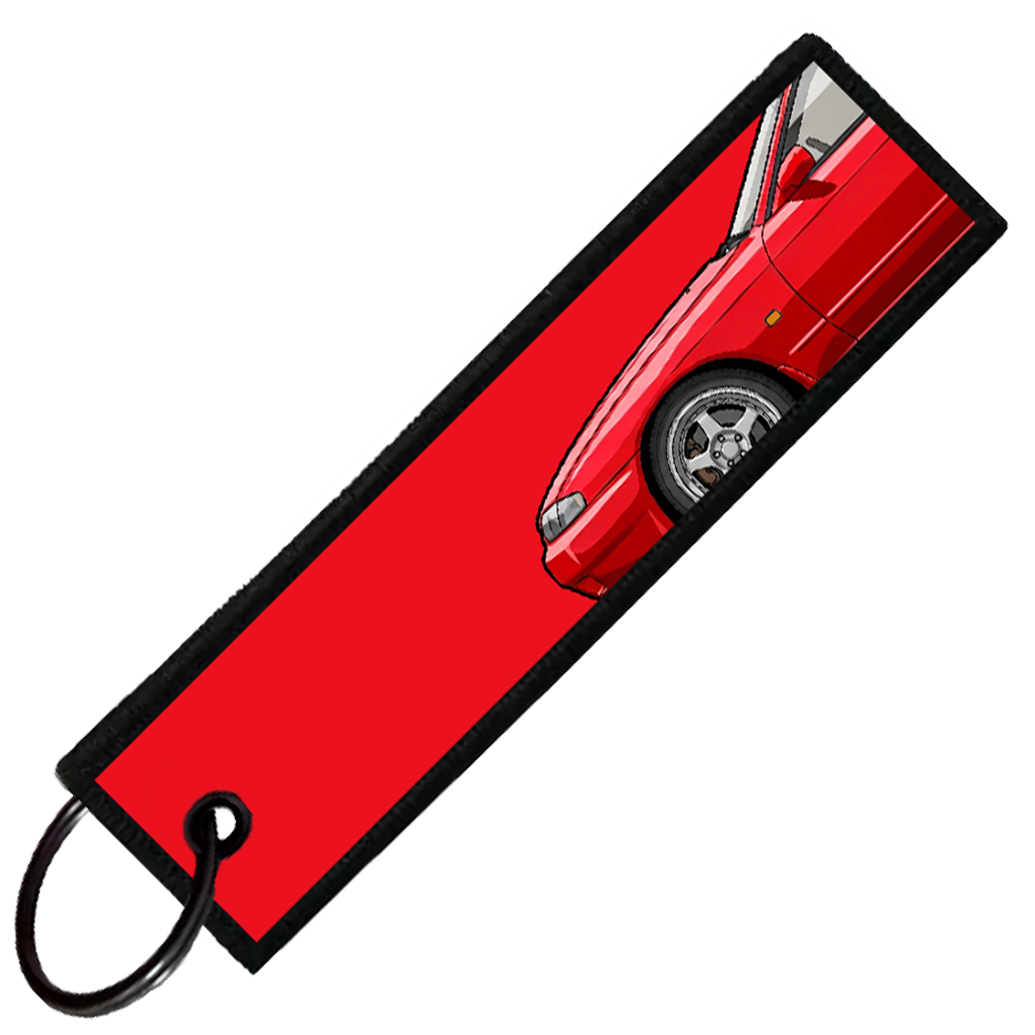 "RED R32 SIDE PROFILE" CUSTOM KEY TAG