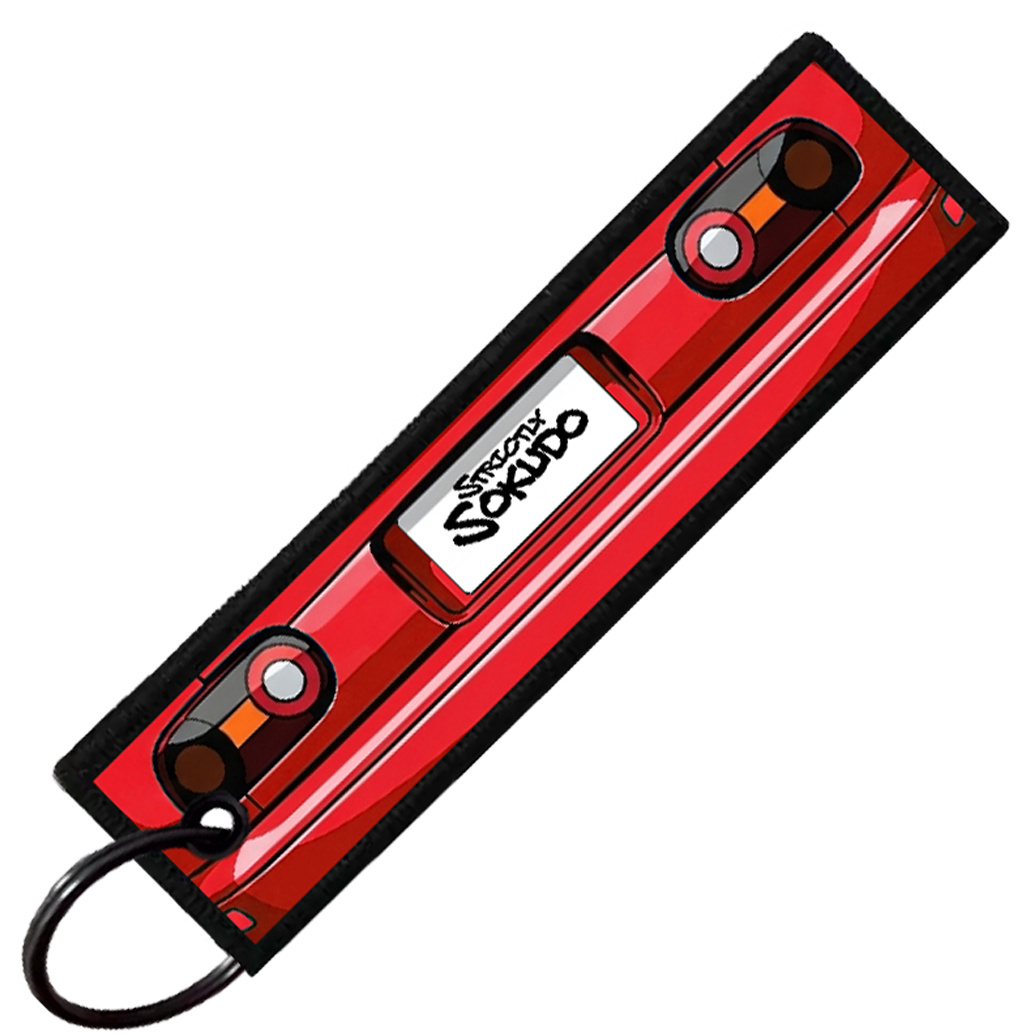 "RED MIATA PORTRAIT" CUSTOM KEY TAG