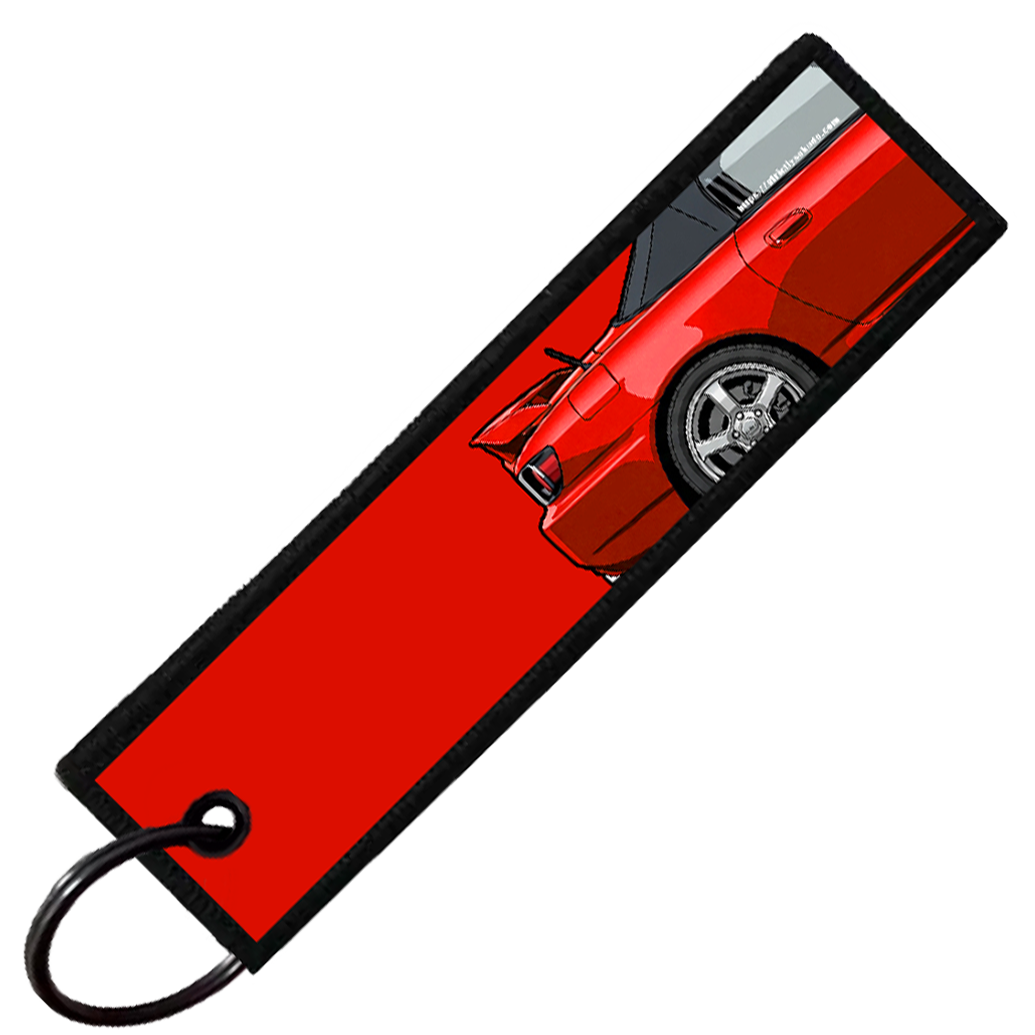 "RED S2000 SIDE PROFILE" CUSTOM KEY TAG