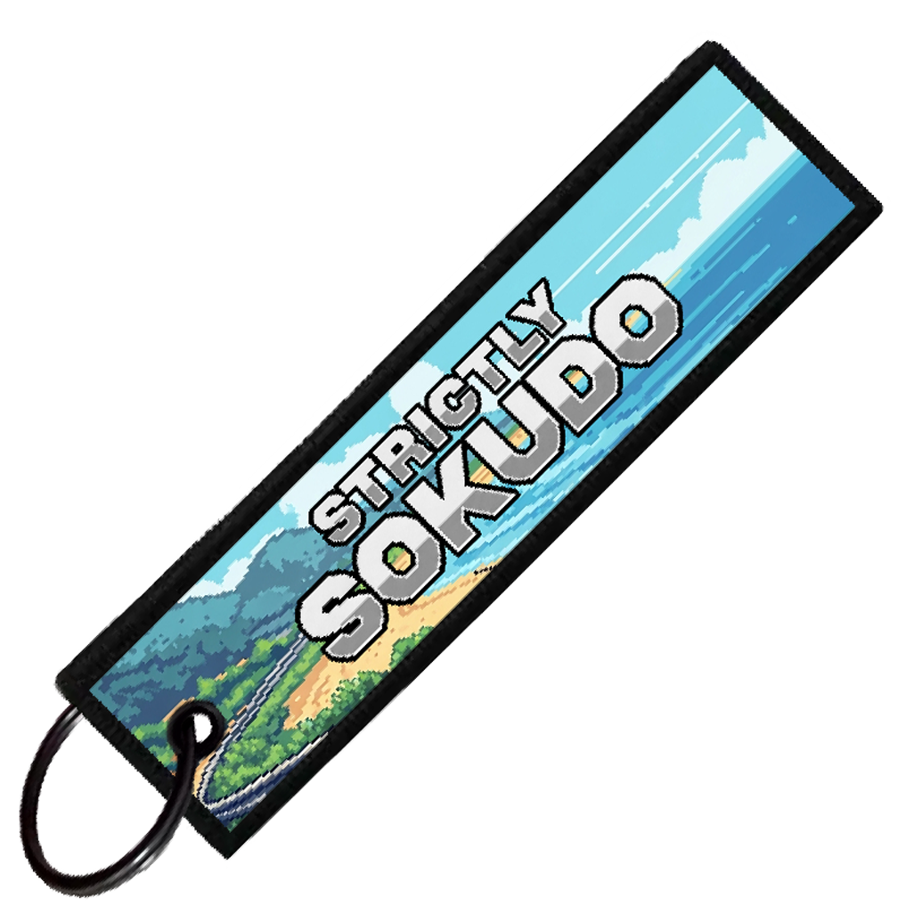 "RENAULT 5 TURBO 8-BIT RALLY" CUSTOM KEY TAG