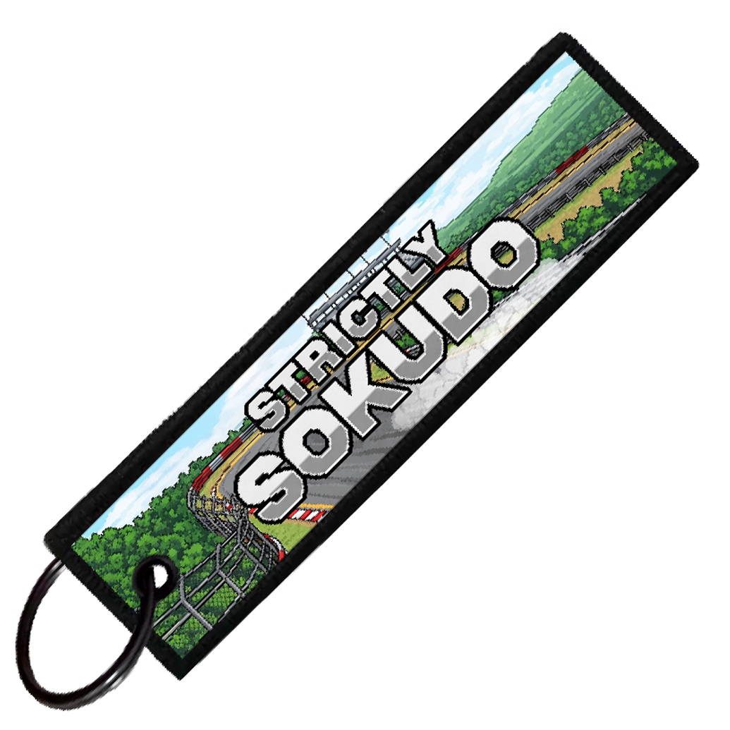 "ROAD ATLANTA 8-BIT DRIFTERS" CUSTOM KEY TAG