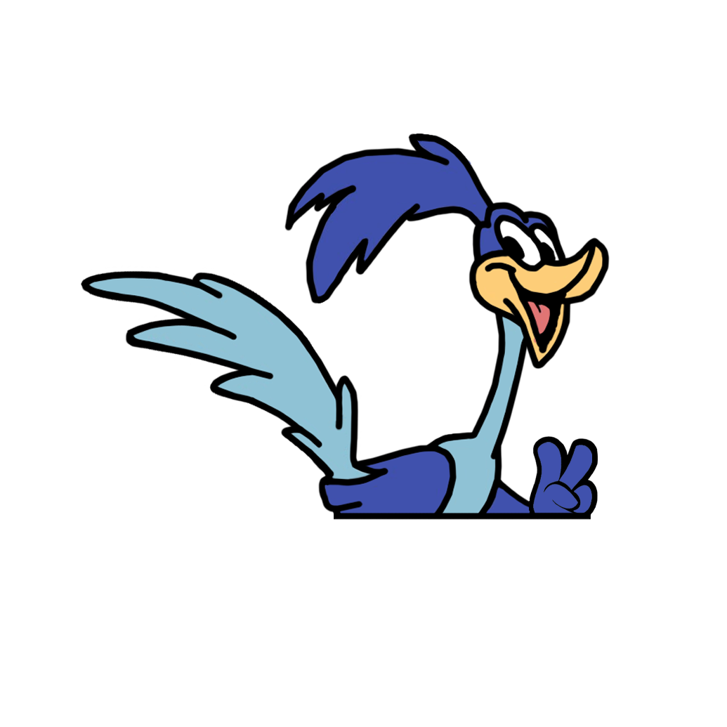 "ROAD RUNNER" LOONEY TUNES WINDOW PEEKER