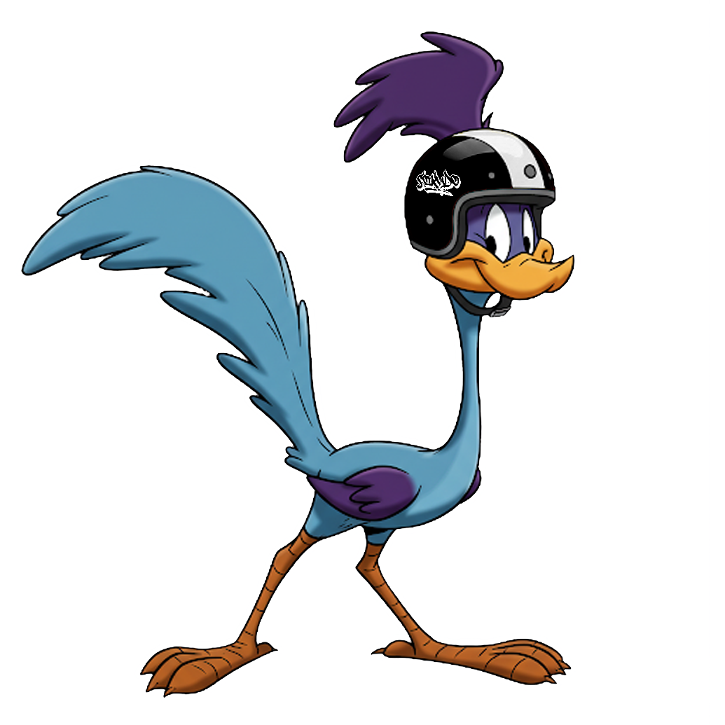 "ROAD RUNNER" LOONEY TUNES DECAL