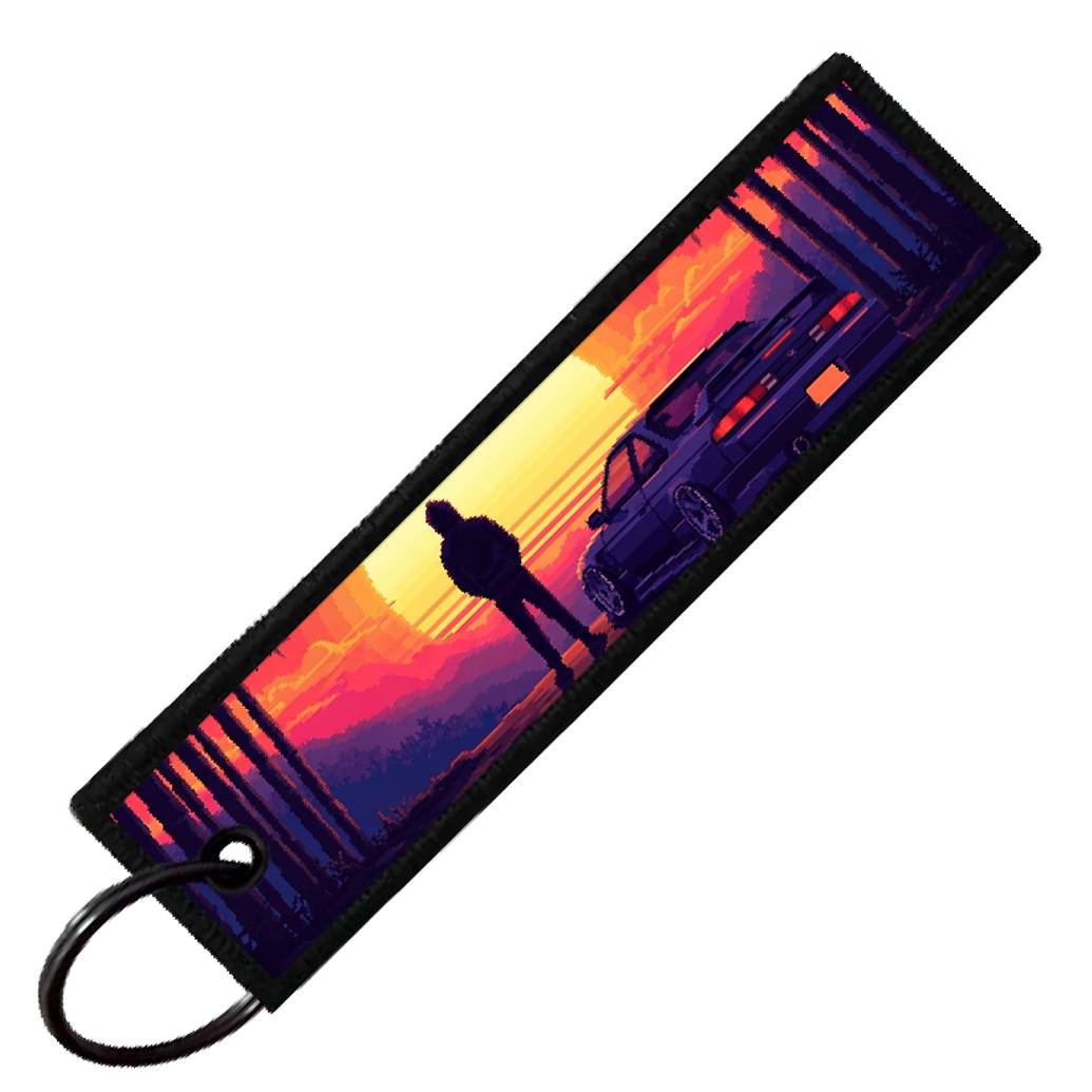 "S14 SLAMMED SUNSET" CUSTOM KEY TAG