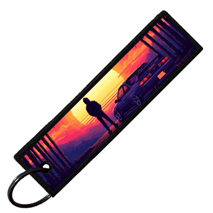 "S14 SLAMMED SUNSET" CUSTOM KEY TAG