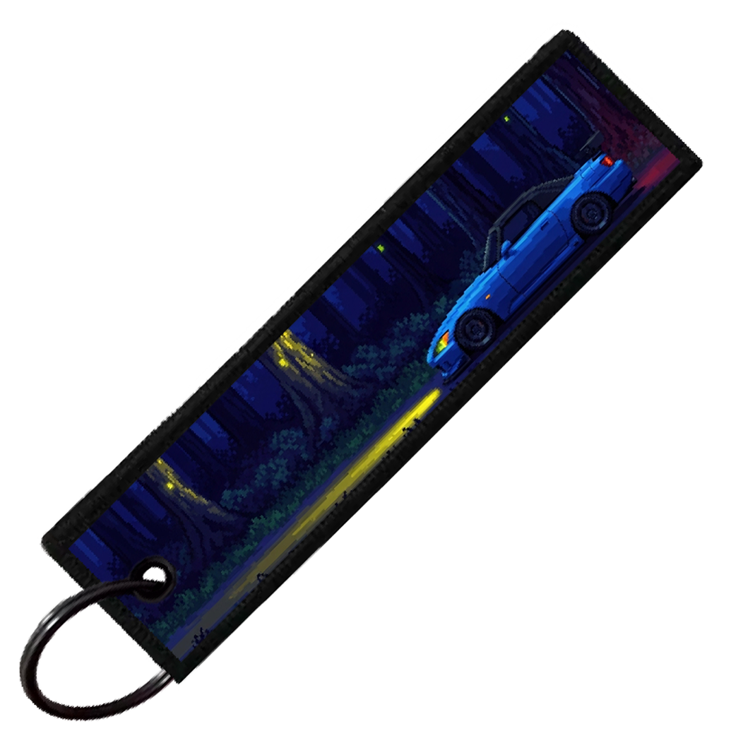 "S2000 PIXEL SIDE PROFILES" CUSTOM KEY TAG