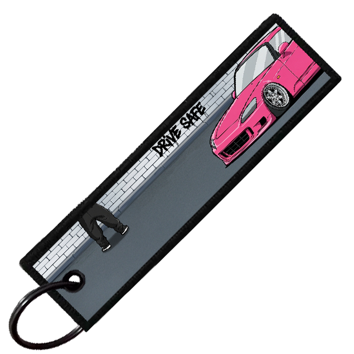"NISSAN S14 TAGGED" Custom Key Tag