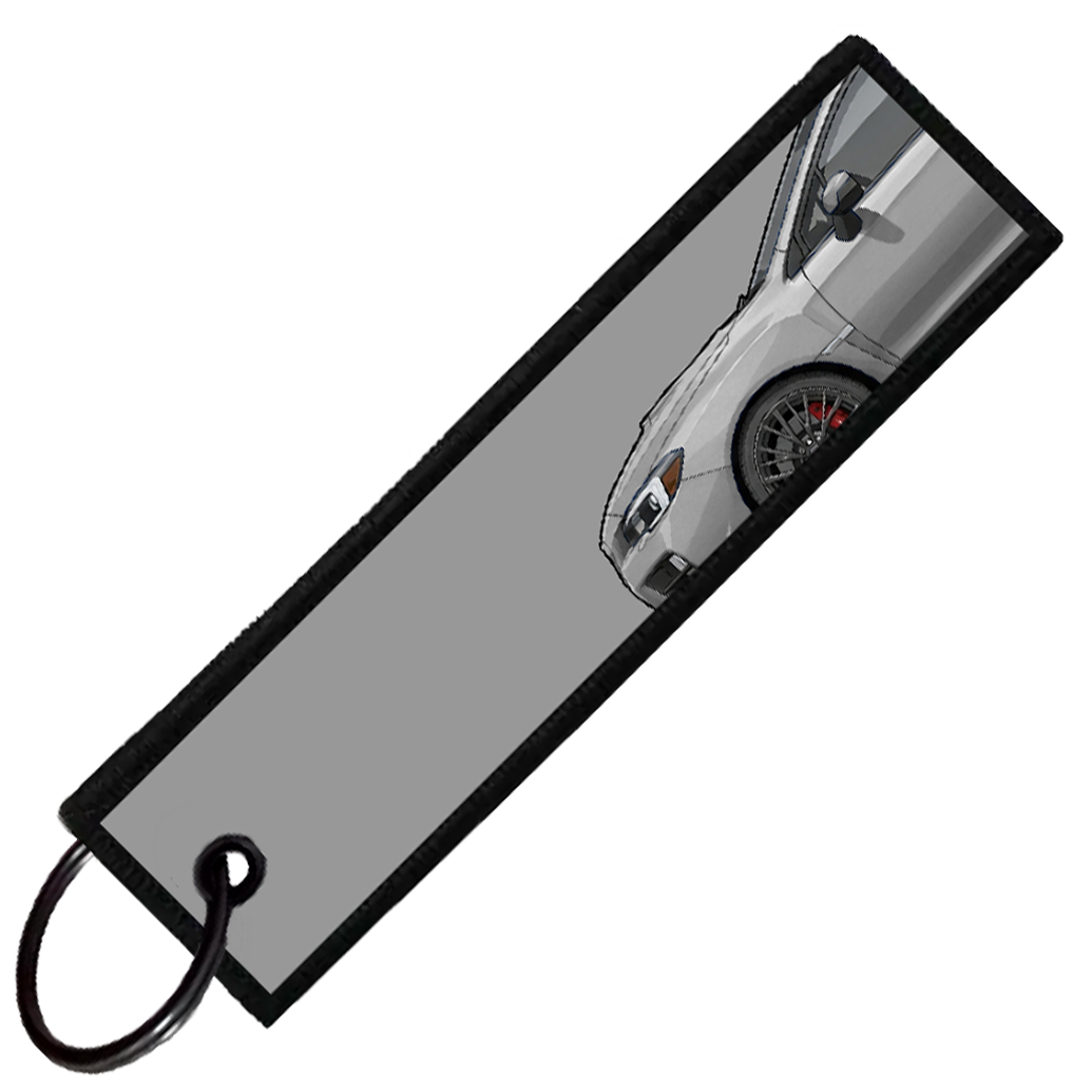 "GREY WRX STI SIDE PROFILE" CUSTOM KEY TAG