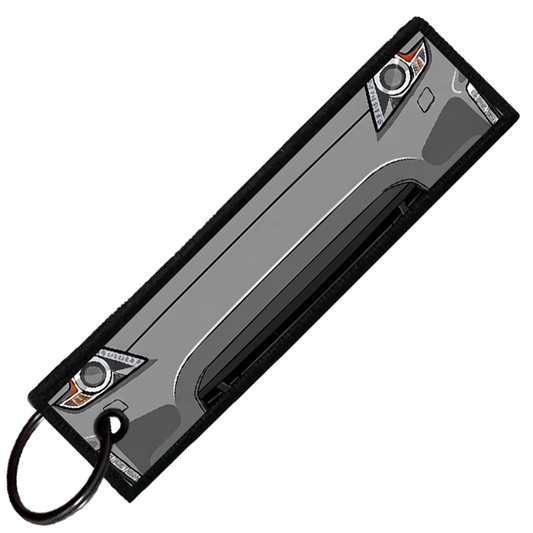 "GREY 370Z PORTRAIT" CUSTOM KEY TAG