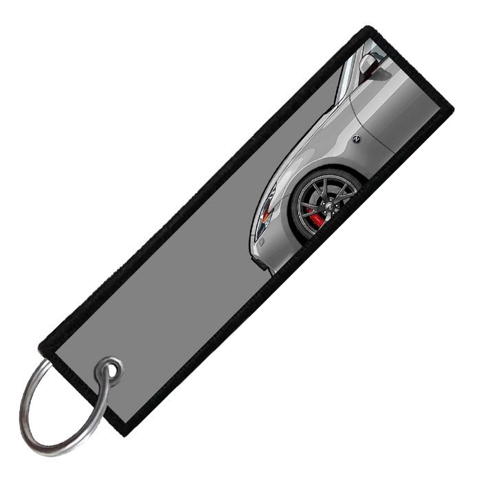 "GREY 370Z SIDE PROFILE" CUSTOM KEY TAG