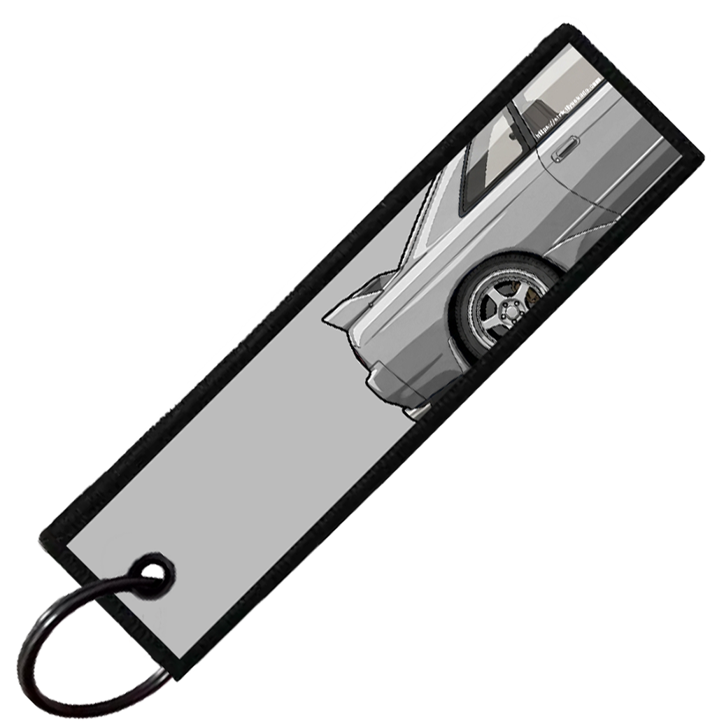 "GREY R32 SIDE PROFILE" CUSTOM KEY TAG