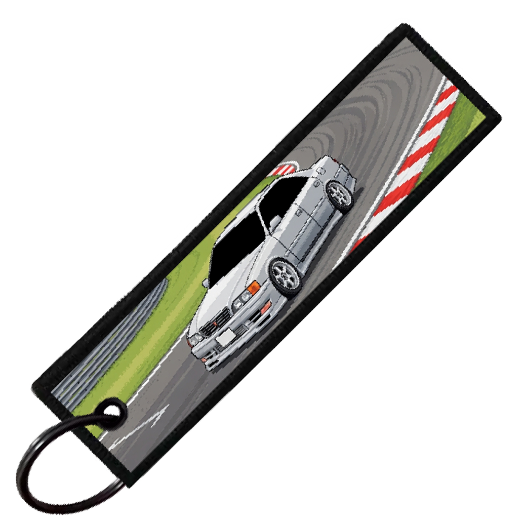 "SILVERSTONE CIRCUIT 8-BIT TRACK" CUSTOM KEY TAG
