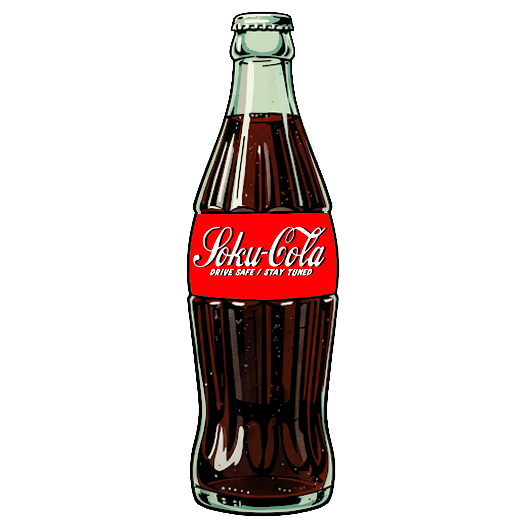 "COLA BOTTLE" SOKUDO DECAL